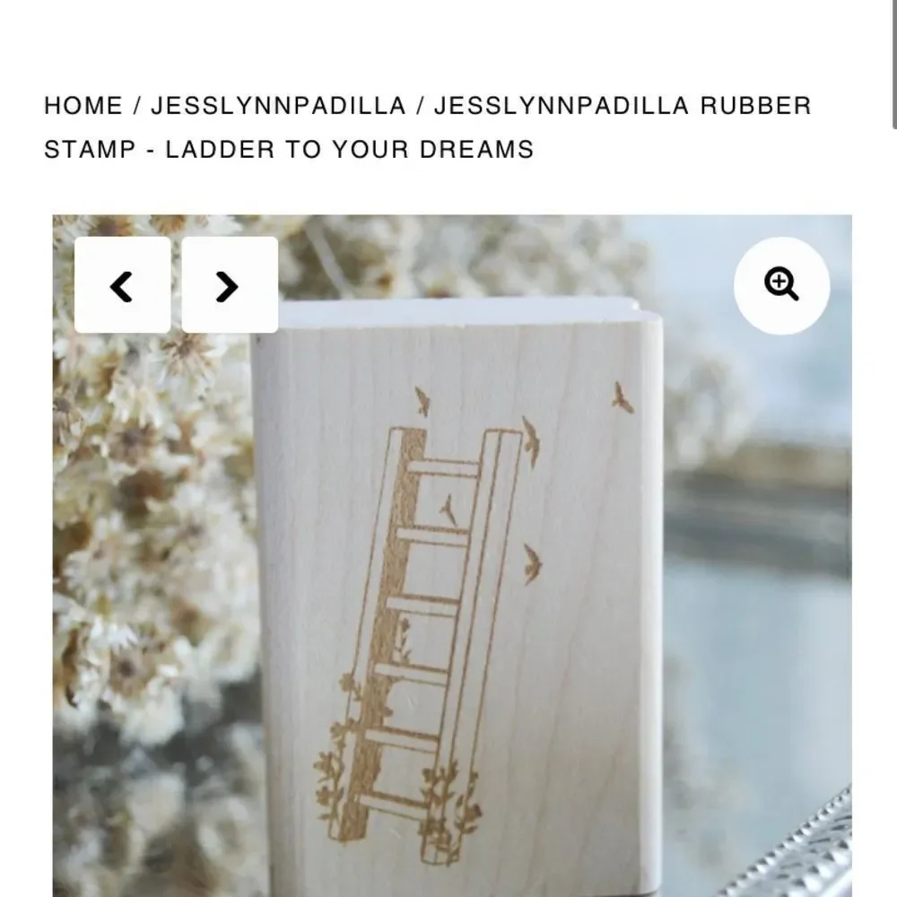 Jesslynn Padilla Wooden Stamp never used Ladder
